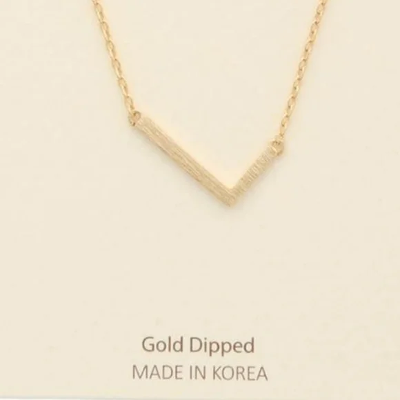 K23 INITIAL NECKLACES Gold Dipped, Brass 17" + 2" extension - Picture 6 of 11